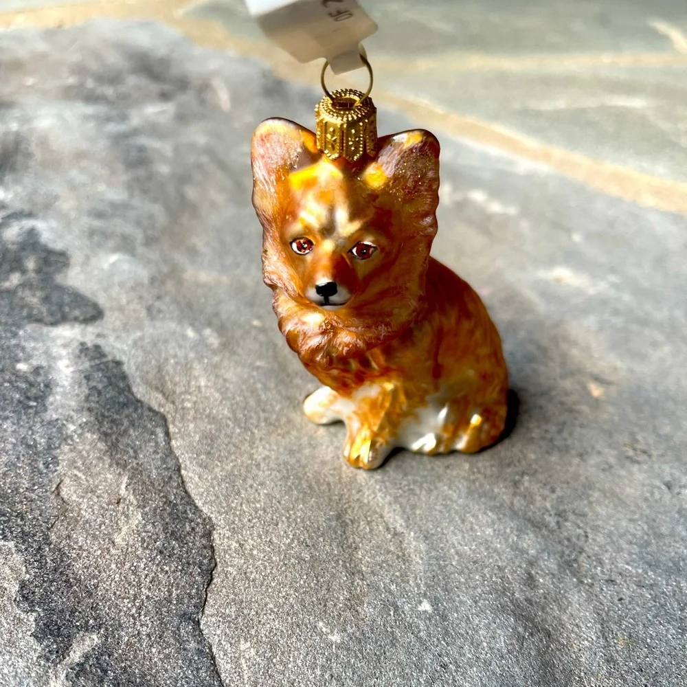 Hand Blown Glass Hanging Figurine Ornament